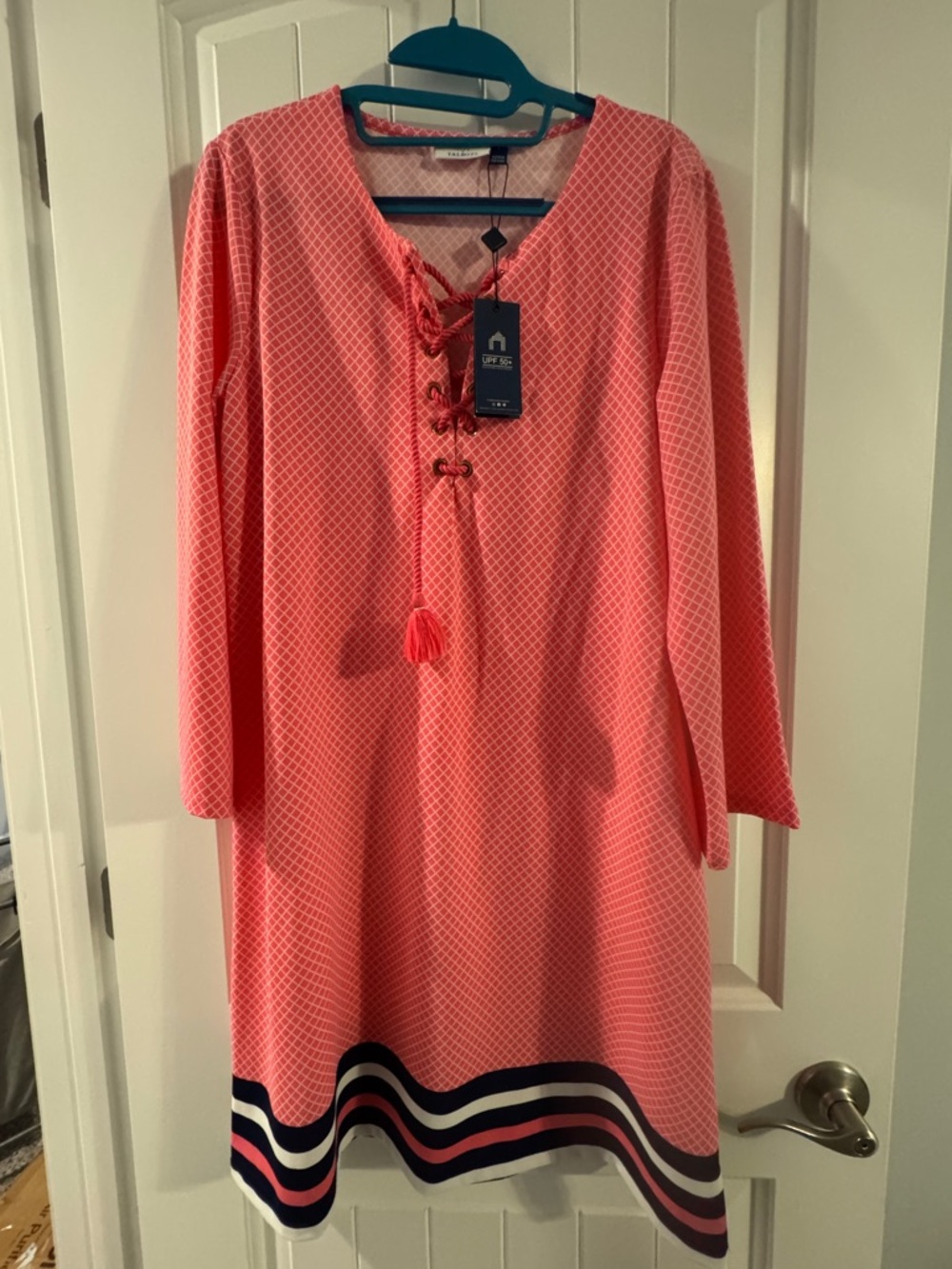 Talbots NWT Cabana Life Coral Coast Tunic Cover Up